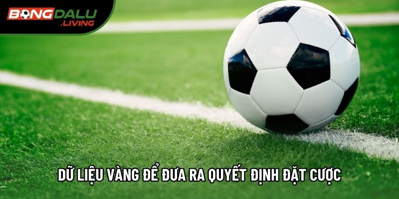 Dữ liệu vàng để đưa ra quyết định đặt cược